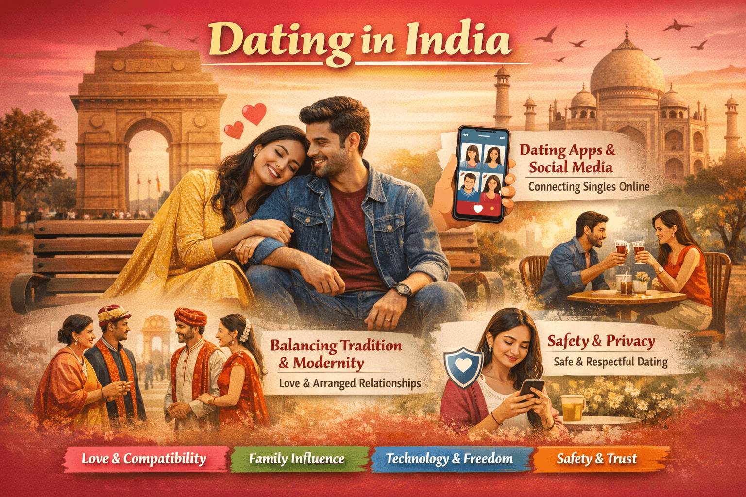 Indian couple dating